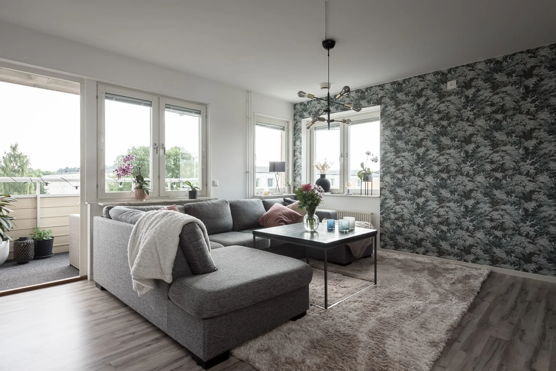 Mycket fint renoverad lägenhet som nås med hiss