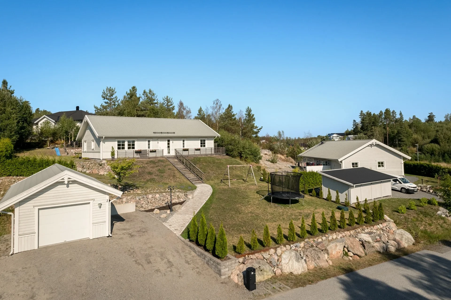 Härlig enplansvilla med högt läge nära Norrtälje