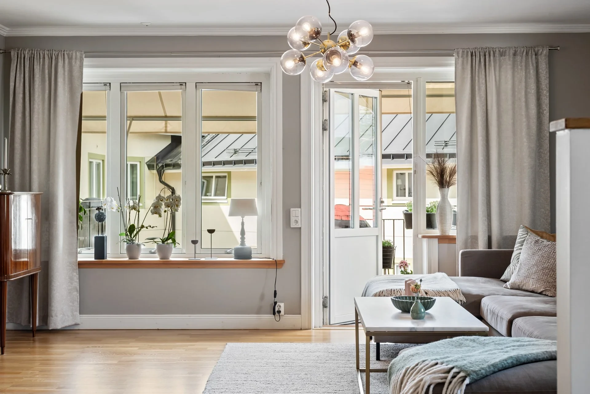 Gavelläge, garage och hiss hela vägen hem