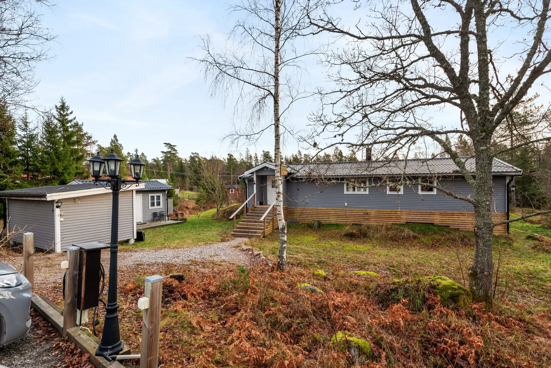 Vinterbonat fritidshus i Baltora med kommunalt V/A, fiber, gäststuga samt nära till bad- & båtplats!